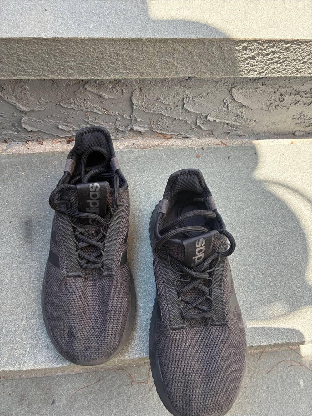 adidas Black Knit Training Sneakers